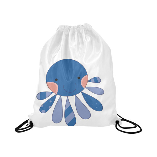 Sea Creatures Large Drawstring Bag Model 1604 (Twin Sides)  16.5"(W) * 19.3"(H)