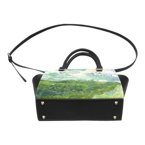 Van Gogh Green Wheat Fields Classic Shoulder Handbag (Model 1653)