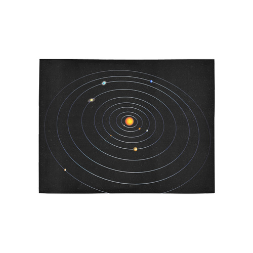 Our Solar System Area Rug 5'3''x4'