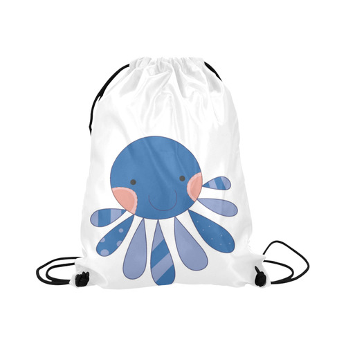 Sea Creatures Large Drawstring Bag Model 1604 (Twin Sides)  16.5"(W) * 19.3"(H)