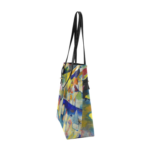 Kandinsky Landscape With Rain Euramerican Tote Bag/Small (Model 1655)