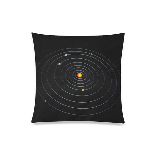 Our Solar System Custom Zippered Pillow Case 20"x20"(One Side)