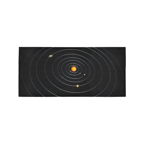 Our Solar System Area Rug 7'x3'3''