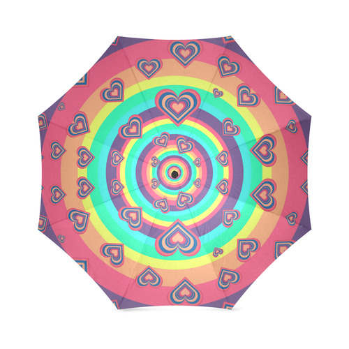 Loving the Rainbow Foldable Umbrella (Model U01)