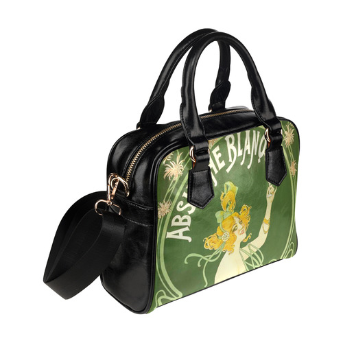 Absinthe Blanqui Green Fairy Fee Verte Shoulder Handbag (Model 1634)