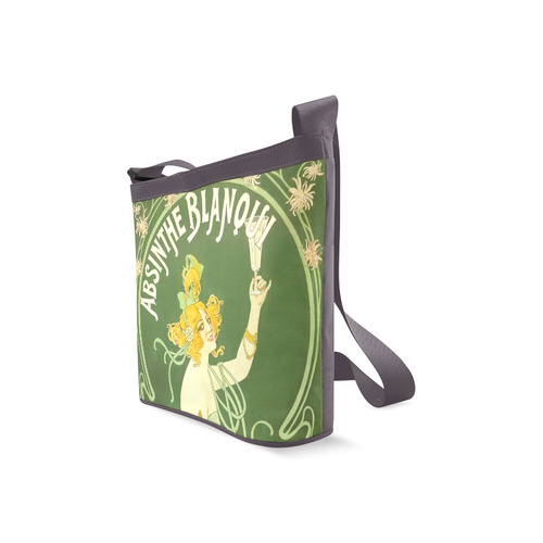 Absinthe Blanqui Green Fairy Fee Verte Crossbody Bags (Model 1613)