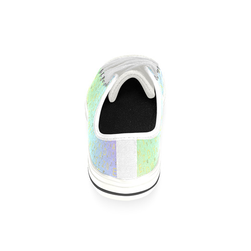 d Low Top Canvas Shoes for Kid (Model 018)