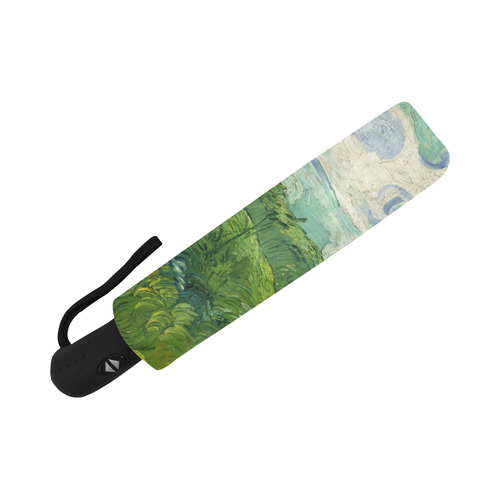 Van Gogh Green Wheat Fields Auto-Foldable Umbrella (Model U04)