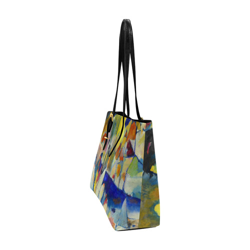 Kandinsky Landscape With Rain Euramerican Tote Bag/Large (Model 1656)