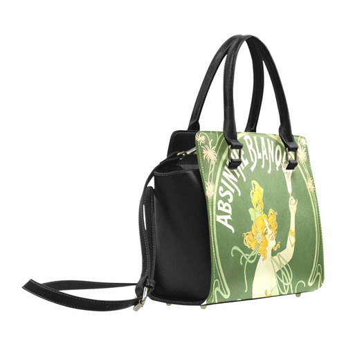 Absinthe Blanqui Green Fairy Fee Verte Classic Shoulder Handbag (Model 1653)