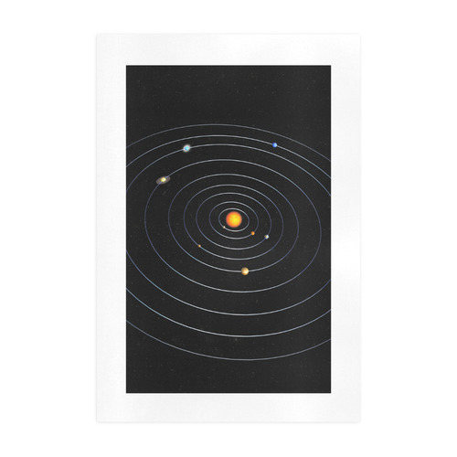 Our Solar System Art Print 19‘’x28‘’