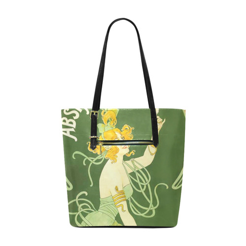 Absinthe Blanqui Beautiful Green Fairy Euramerican Tote Bag/Small (Model 1655)