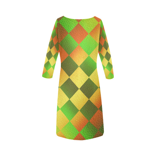 Easter Square Round Collar Dress (D22)