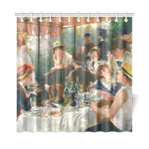 Renoir Luncheon of the Boating Party Shower Curtain 72"x72"
