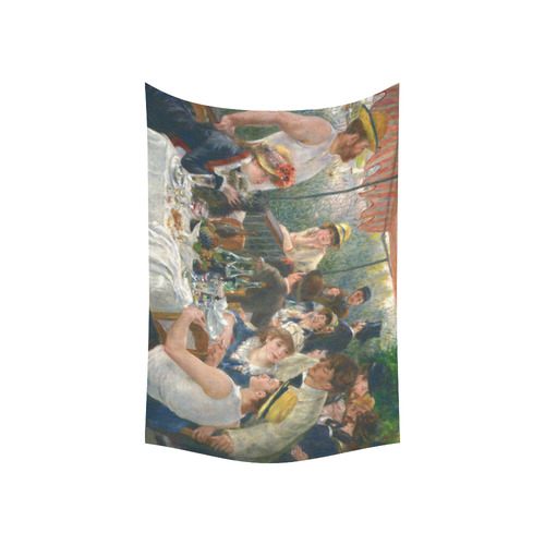 Renoir Luncheon of the Boating Party Cotton Linen Wall Tapestry 60"x 40"