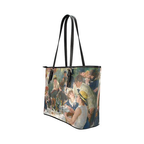 Renoir Luncheon of the Boating Party Leather Tote Bag/Large (Model 1651)