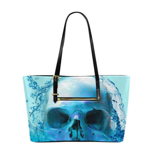 Skull in Water Euramerican Tote Bag/Large (Model 1656)