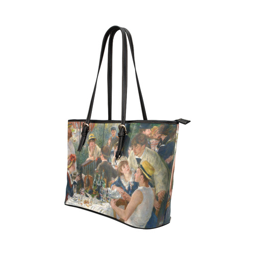 Renoir Luncheon of the Boating Party Leather Tote Bag/Large (Model 1651)