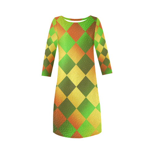 Easter Square Round Collar Dress (D22)