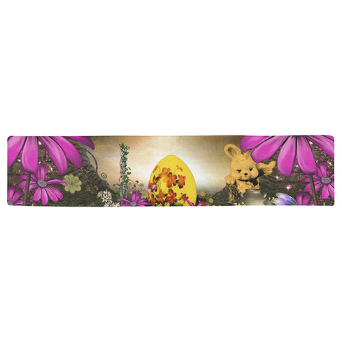 Easter time, easter egg Table Runner 16x72 inch