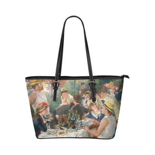 Renoir Luncheon of the Boating Party Leather Tote Bag/Large (Model 1651)