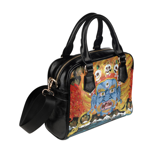 Yamantaka Death Destroyer Tibetan Buddhist Shoulder Handbag (Model 1634)