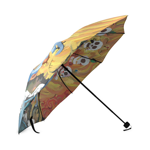 Yamantaka Death Destroyer Tibetan Buddhist Foldable Umbrella (Model U01)