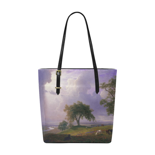 California Spring Albert Bierstadt Landscape Euramerican Tote Bag/Small (Model 1655)