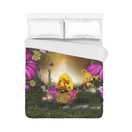 Easter time, easter egg Duvet Cover 86"x70" ( All-over-print)