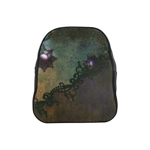 Dark vintage design School Backpack (Model 1601)(Small)