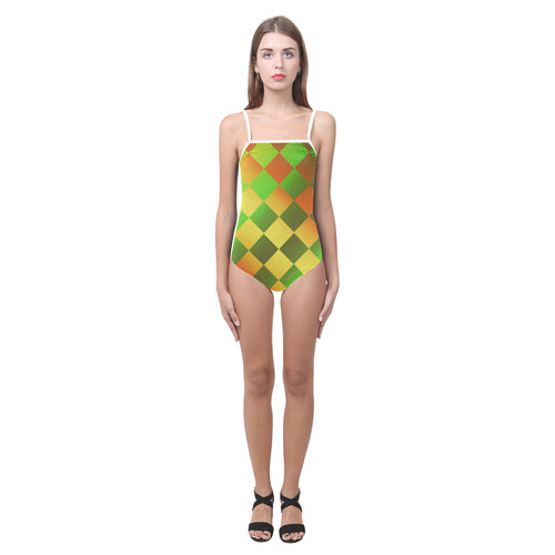 Easter Square Strap Swimsuit ( Model S05)