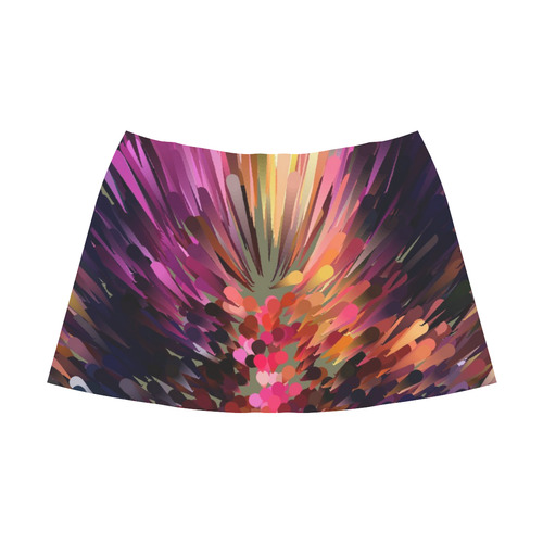 Splash Boom Bang by Artdream Mnemosyne Women's Crepe Skirt (Model D16)