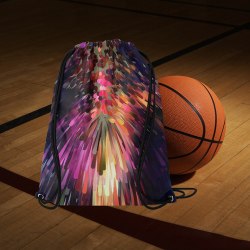 Splash Boom Bang by Artdream Large Drawstring Bag Model 1604 (Twin Sides)  16.5"(W) * 19.3"(H)