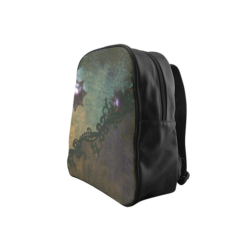 Dark vintage design School Backpack (Model 1601)(Small)