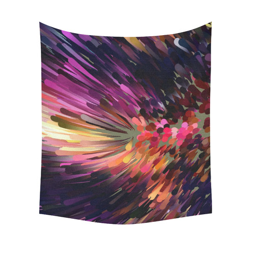 Splash Boom Bang by Artdream Cotton Linen Wall Tapestry 51"x 60"