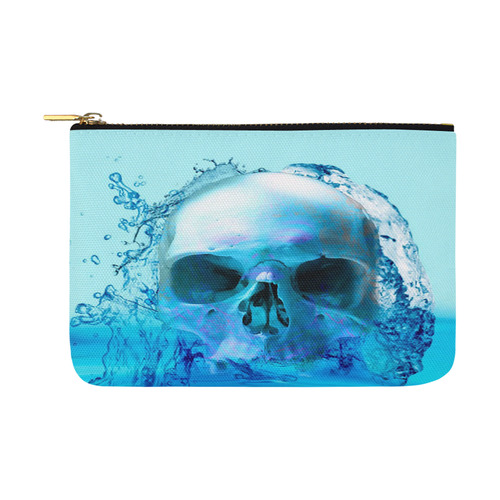 Skull in Water Carry-All Pouch 12.5''x8.5''