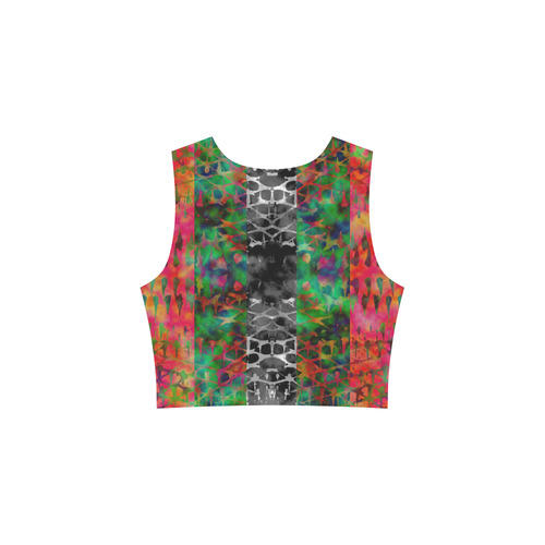 Field of Psychedelic Nightmares Sleeveless Ice Skater Dress (D19)