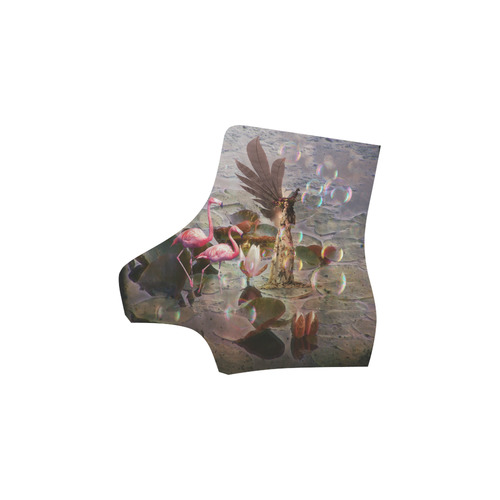Winged Fairy with Flamingos Martin Boots For Women Model 1203H