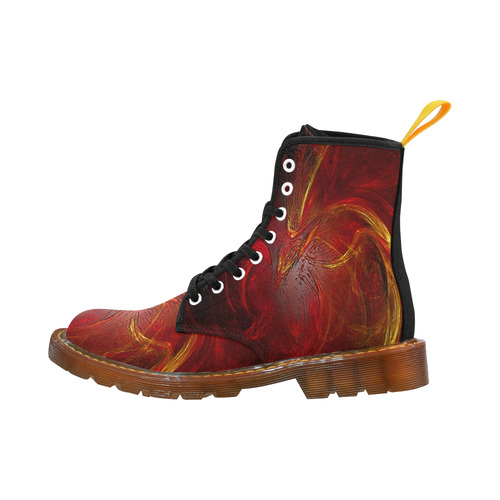 Red Firebird Phoenix Martin Boots For Women Model 1203H