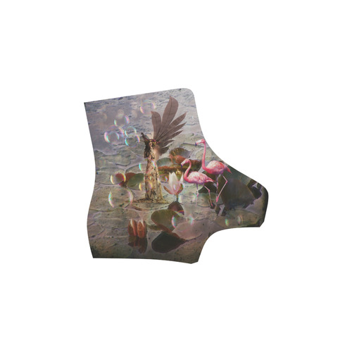 Winged Fairy with Flamingos Martin Boots For Women Model 1203H