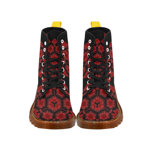 Red Alaun Mandala Martin Boots For Women Model 1203H