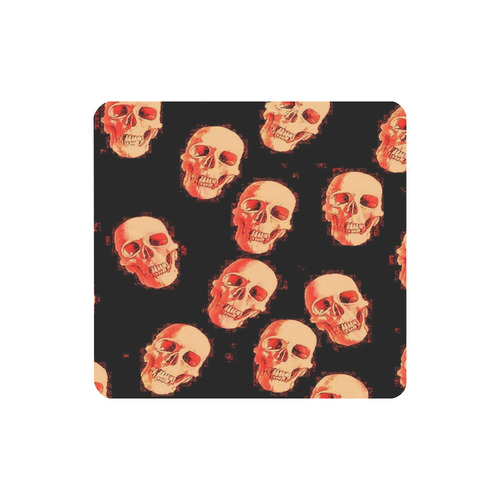 skulls orange by JamColors Women's Clutch Purse (Model 1637)