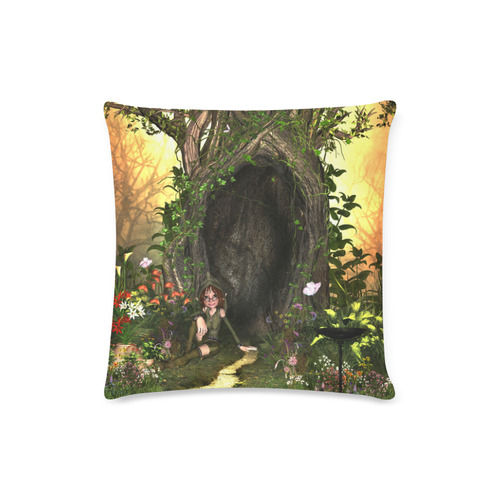 It's time to relax Custom Zippered Pillow Case 16"x16"(Twin Sides)