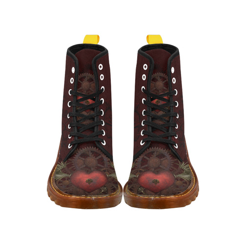 Fantastic Steampunk Heart Love Martin Boots For Women Model 1203H