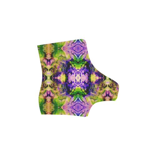 Green,Purple Yellow ,Goa Pattern Martin Boots For Women Model 1203H