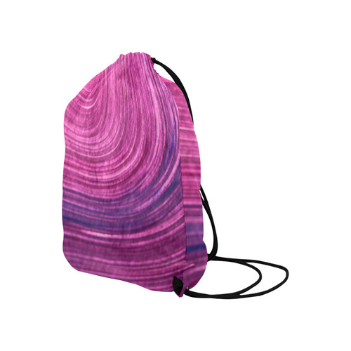 Sporty backpack : purple Designers edition Large Drawstring Bag Model 1604 (Twin Sides)  16.5"(W) * 19.3"(H)