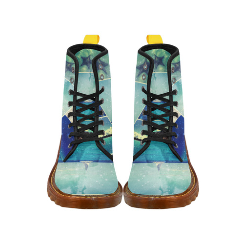 Starry Starry Caribbean Night Martin Boots For Women Model 1203H