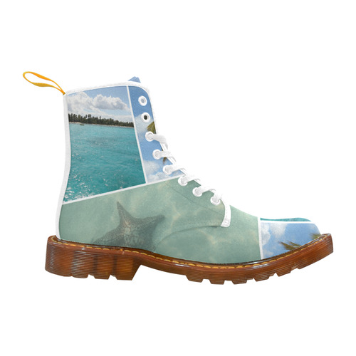 Caribbean Collage Martin Boots For Women Model 1203H