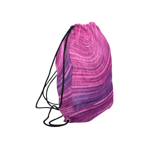 Sporty backpack : purple Designers edition Large Drawstring Bag Model 1604 (Twin Sides)  16.5"(W) * 19.3"(H)