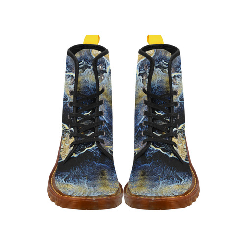 Space Universe Marbling Martin Boots For Women Model 1203H